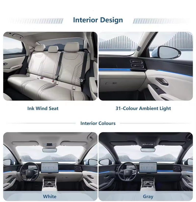 BYD QIN L 2025 DM-i إصدار القيادة الذكية 1.5 لتر 80 كم النوع الرائد 